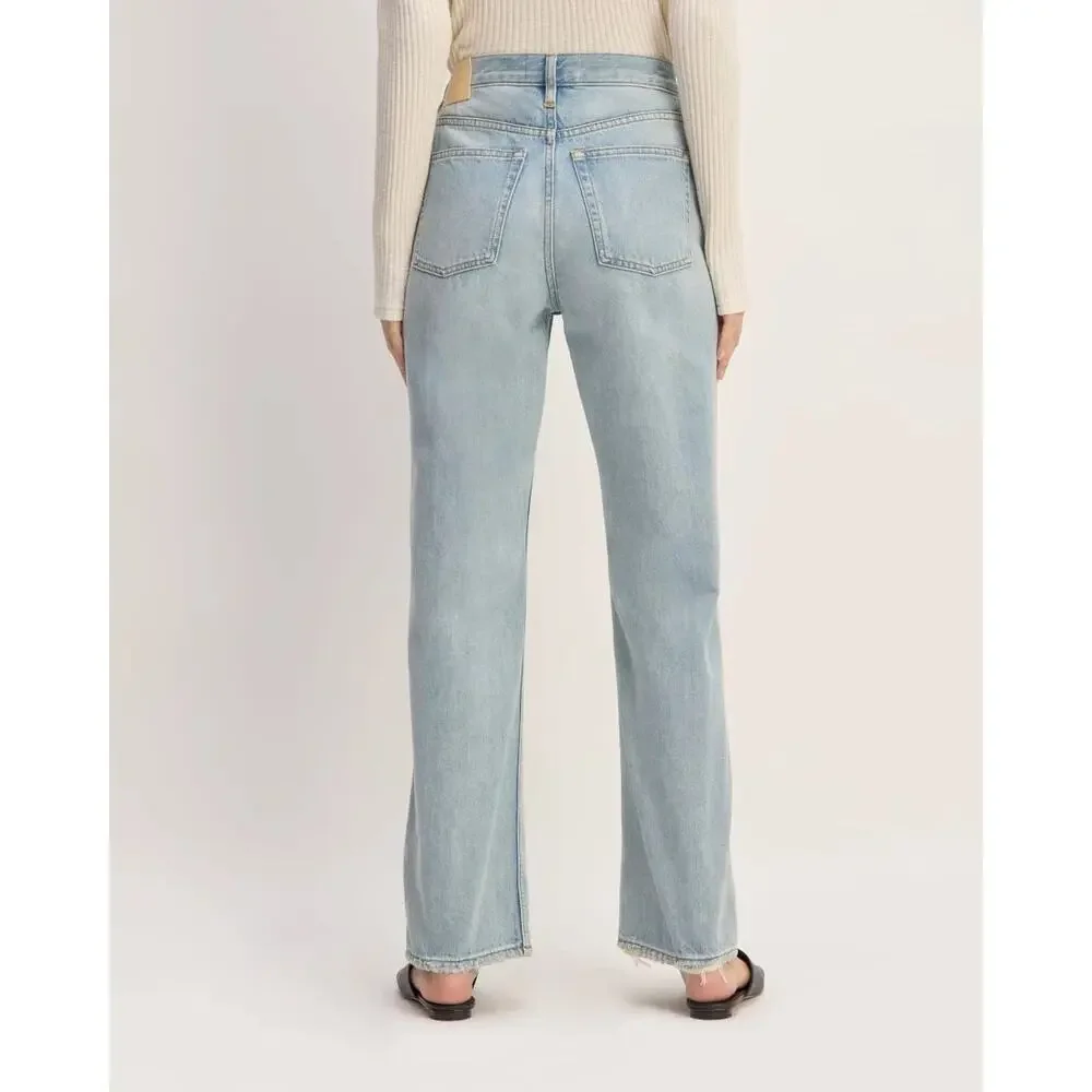 $118 Everlane Cheeky Straight Jean - Light Wash - 25R